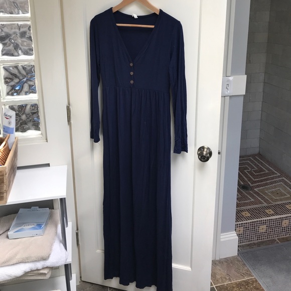 Pinkblush Dresses & Skirts - PinkBlush Maternity dress, long sleeve, navy blue Pinkblush Dresses & Skirts - PinkBlush Maternity dress, long sleeve, navy blue